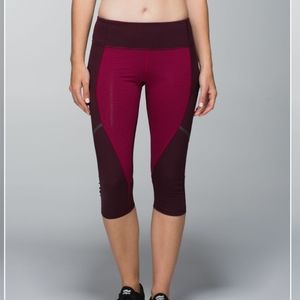 Lululemon Hop To It Crop *Full-On Luxtreme